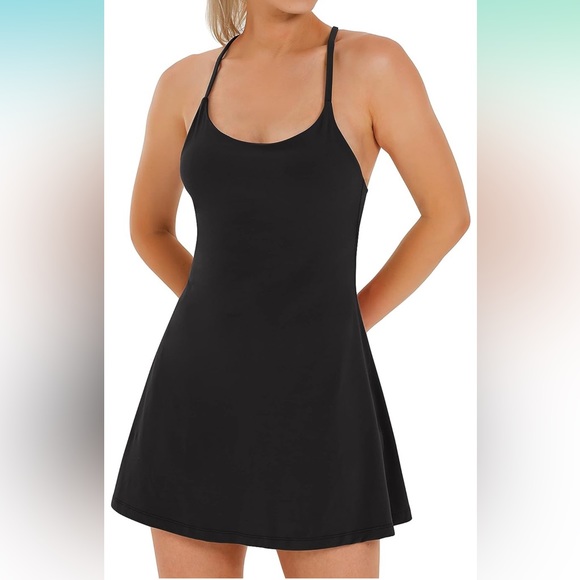 ewedoo Dresses & Skirts - Tennis Dress, Workout Dress with Built-in Bra & Shorts Pockets size XXL